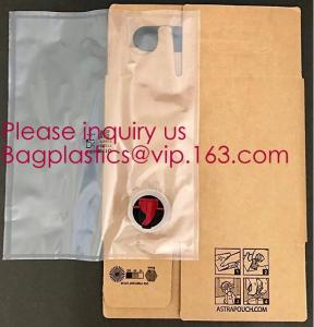 Wholesale 2L 3L 5L plastic valve wine bag in box water dispenser laminated aluminum bib bag in box wine dispenser bag bagease pack from china suppliers