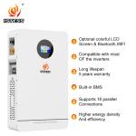 New 25.6.2V 200ah wall solar system lifepo4 energy powerwall 5.12kwh lithium