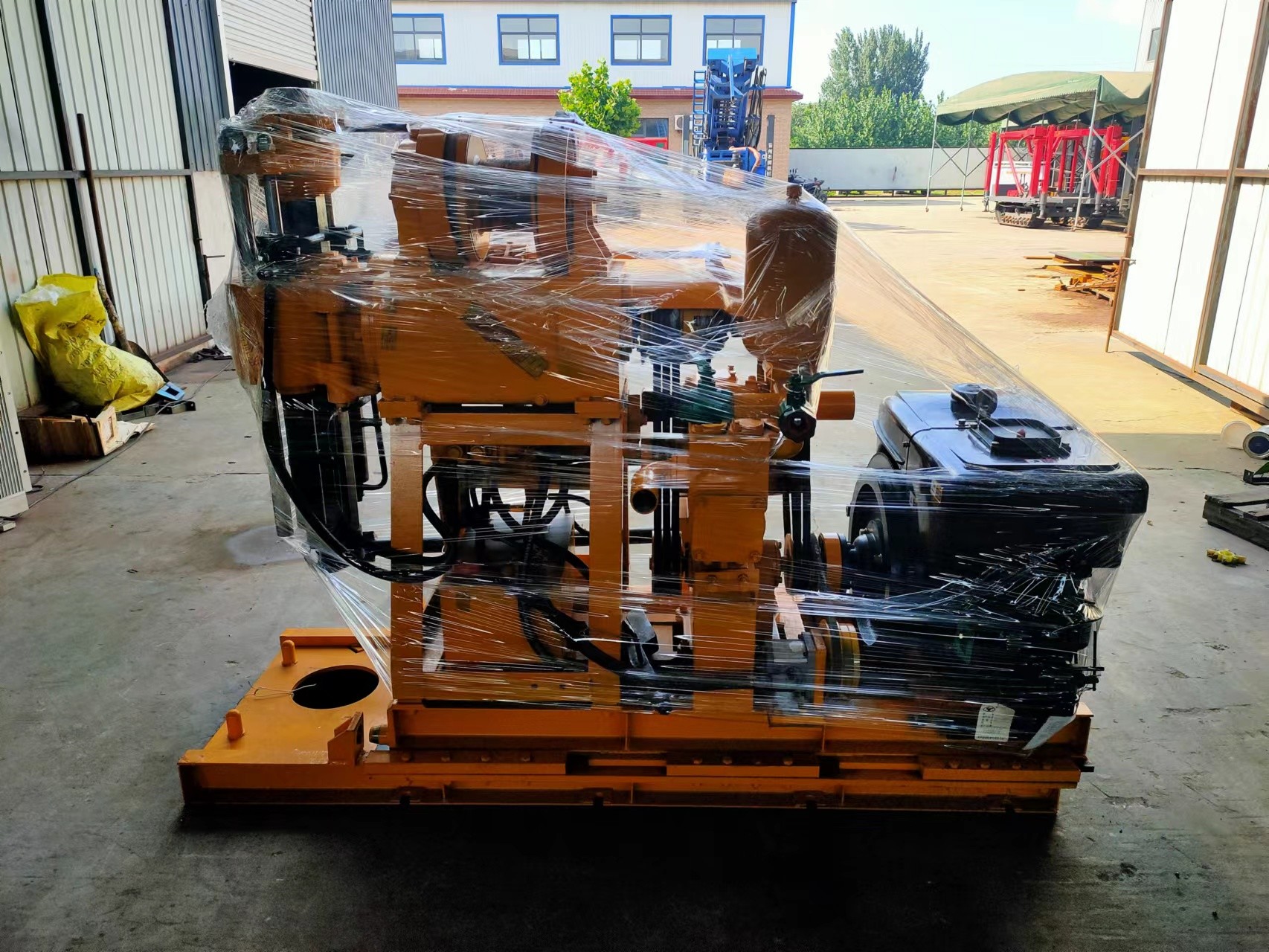 Powerful Diesel Borehole Drilling Machine for Deep Drilling 200 Meters For Commerical Drilling
