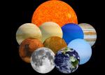 Outdoor Advertising Balloons Inflatable Hanging Planets Globe Balloon With Led