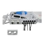 Outdoor 12 Core Fiber Optic Distribution Box / Ftth Terminal Box For 1x8 Optical