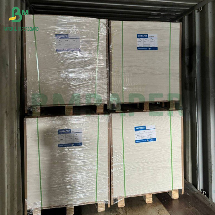 350gsm SBS Solid Bleach Sulphate Board For Cosmetics Packaging High Bulk