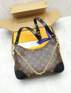 Wholesale OEM Black Branded Monogram Boulogne Bag Womens Purses Handbags 2way Louis Vuitton M45831 from china suppliers