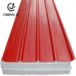 China Corrugated Sandwich Panel Roofing Sheets For Metal Building Materials on sale