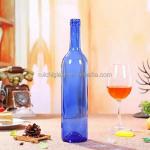 750ml Dark Green Glass Wine Bottle With Cork Cap for Beverage Packaging