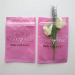 Resealable Cosmetic Packaging Bag Pink Eyelash Earrings Necklace Jewelry Zipper