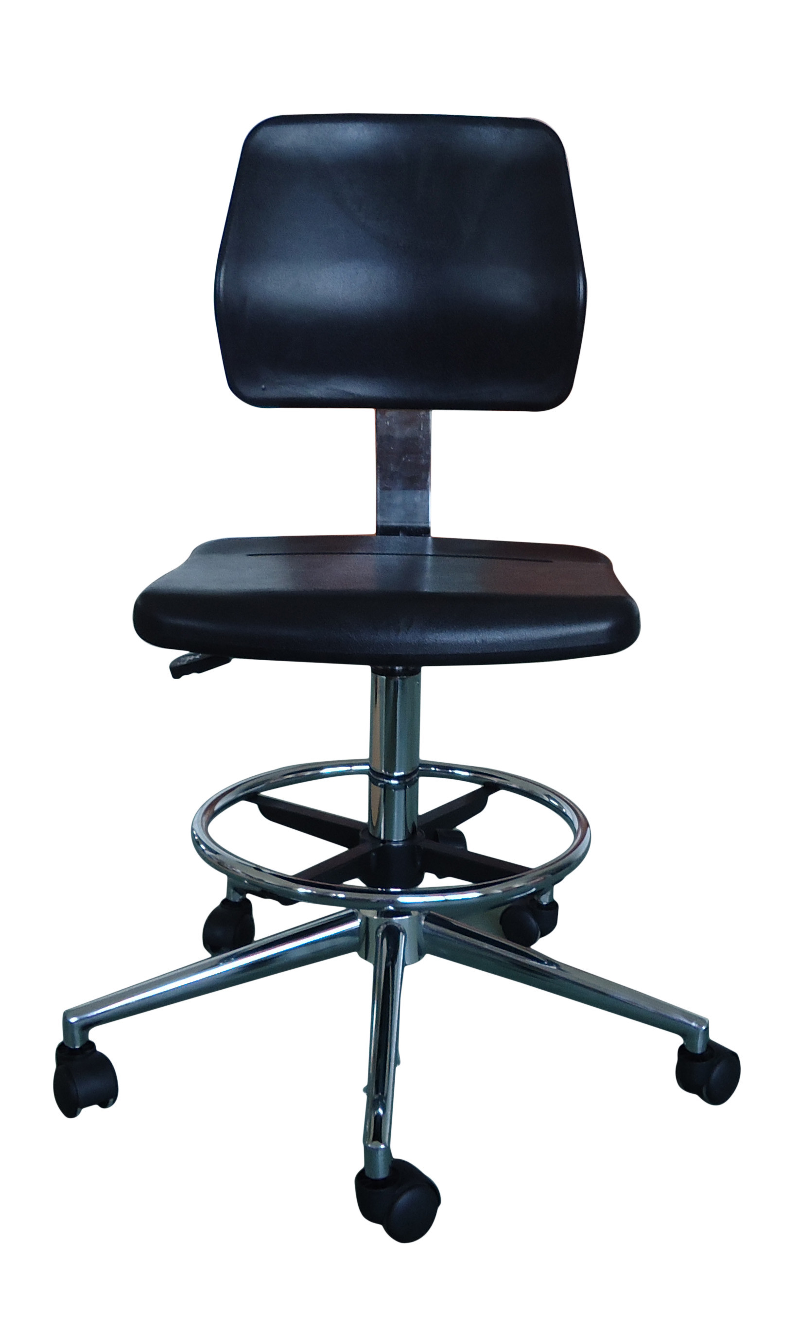 360 Degree Adjustable Swivel ESD Pu Foam Chair With Lifting Armrest