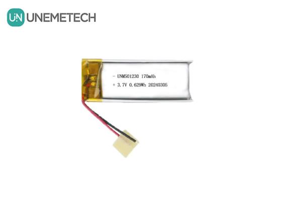 Rechargeable Lithium Polymer Battery 501230 3.7V 170mAh Li-polymer Battery for