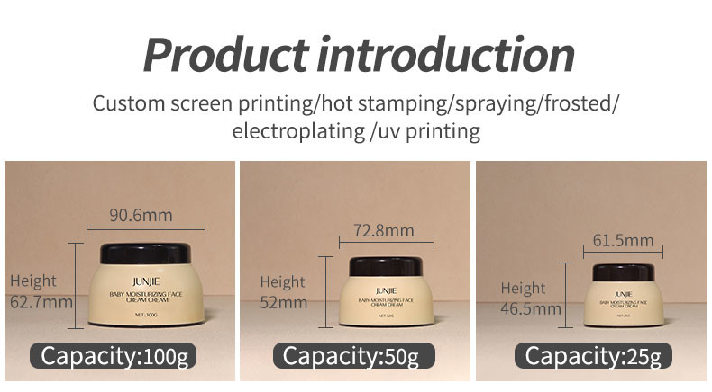 Jar Cosmetic Usine 100g/50g/30g Wide Mouth PP Plastic Skincare Cream Jars Hot Sale Skin Care Container