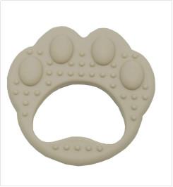 Wholesale JOURJOY Dental Carbide Burs Bear Paws Shapes Teether High Wear Resistance Food-Grade Silicone Baby Teether Safe 24 gram from china suppliers