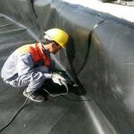 White 1mm 2mm HDPE Geomembrane for Water Dam Irrigation Water Tank Project