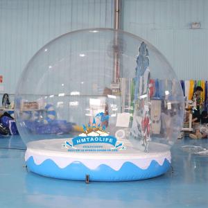 Wholesale Blue Inflatable Bubble House With Jumping Pvc Transparent For Outdoor Party from china suppliers