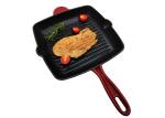 Green Enameled Cast Iron Skillet Pan Non Stick Cast Iron Deep Fryer