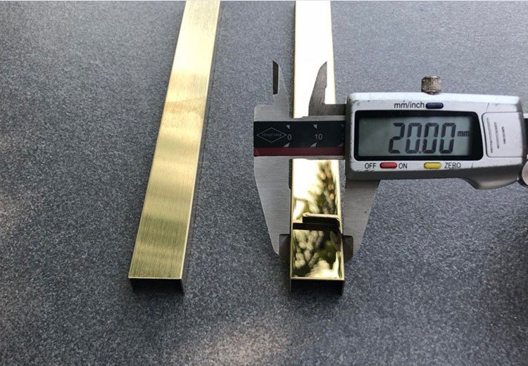 8ft U Profile Stainless Steel Tile Trim ASTM Standard SS Tile Edge Trim
