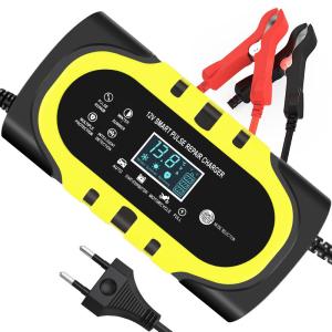 Wholesale 12V/1.25A Output 90% Charging Efficiency Automotive Smart Battery Charger 10A 20A 30A for Motorcycle Ebike Lead-acid Repair from china suppliers