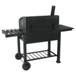 Ultimate BBQ Experience Deluxe BBQ Smoker with Large Trolley and Steel Cooking