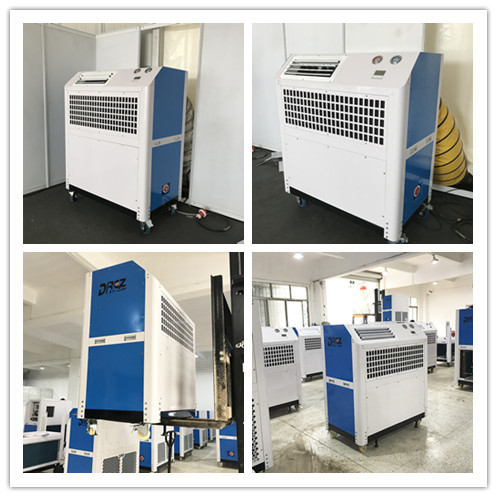 Mobile Wedding Tent Air Conditioner , Floor Standing 5HP 4 Ton AC Unit For Tent