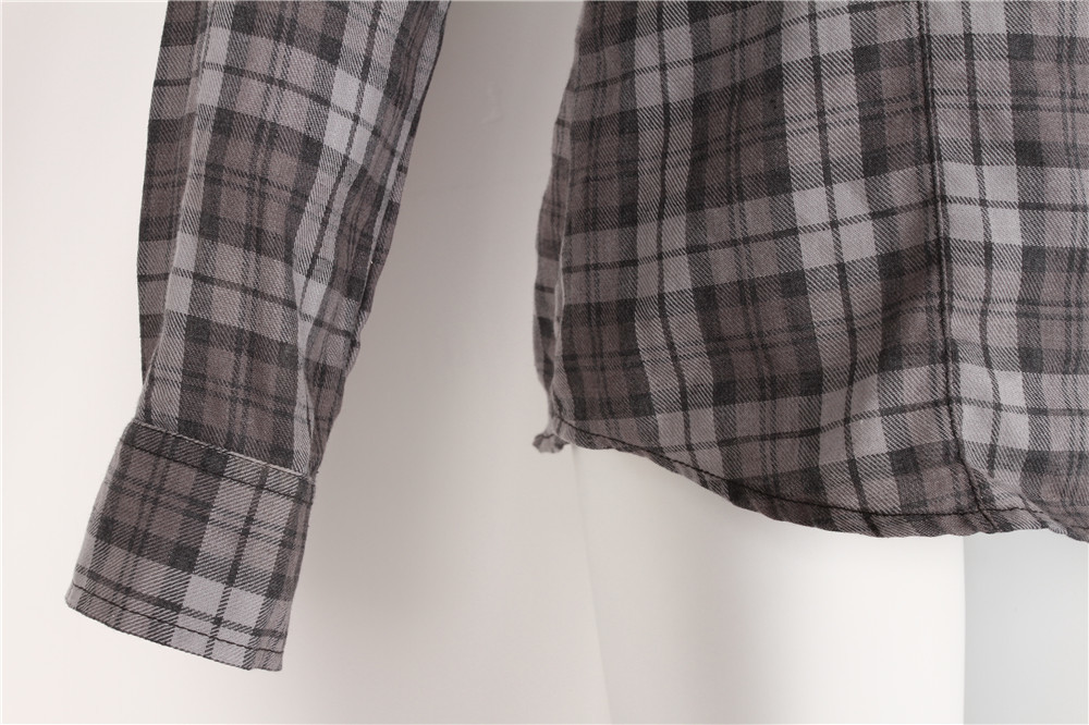 Ladies Casual Plaid Shirts / Woman'S Casual Shirts / New Fashion Cheap Shirts