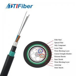 Wholesale Fibre Optic Cable GYTA53 Fibre Optic Cable 4 Core Direct Buried Tube Fiber Optic Cable from china suppliers