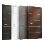 New interior room water proof door design modern waterproof solid wooden doors