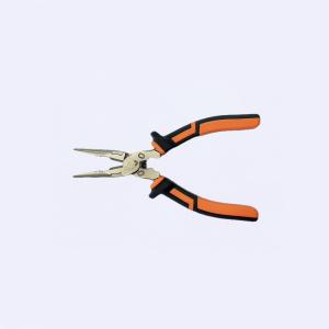 Wholesale Gripping 207mm Long Chain Nose Pliers Nickle Plated Cable Lug Crimping Tool from china suppliers