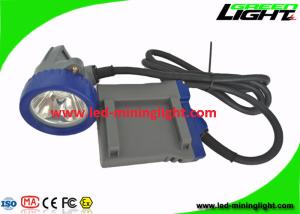 Wholesale IP68 Waterproof Led Miners Cap Lamp 1.67 Watt 6.6Ah Rechargeable Li - Ion Battery from china suppliers