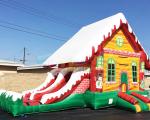 1000D Super Hero Castle Inflatable Bounce House With Water Slide