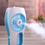 Novelty gifts items Spray mist fan USB rechargeable portable cool handheld mini