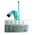 Non Tactile Flat Membrane Button Panel 3M467 Membrane Switch Keyboard