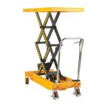 1m Industrial Hydraulic Lift Table 800kg Load Double Scissor Trolley Lift