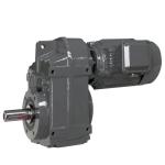Flange Mounted FA Right Angle Speed Reducer Helix Gearbox Motor High Performance
