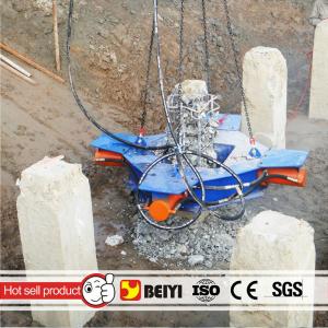 Wholesale Beiyi BYP500S Construction piling machine hydraulic round pile breaker concrete core cutting machine from china suppliers