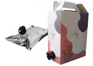 Wholesale Liquid Water Aseptic Fruit Juice Plastic Tap Bag In Box Red Wine 5L With Valve / Spigot from china suppliers