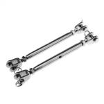Stainless Steel Jaw Jaw Turnbuckle Eye Hook Turnbuckle Heavy Duty and Polished