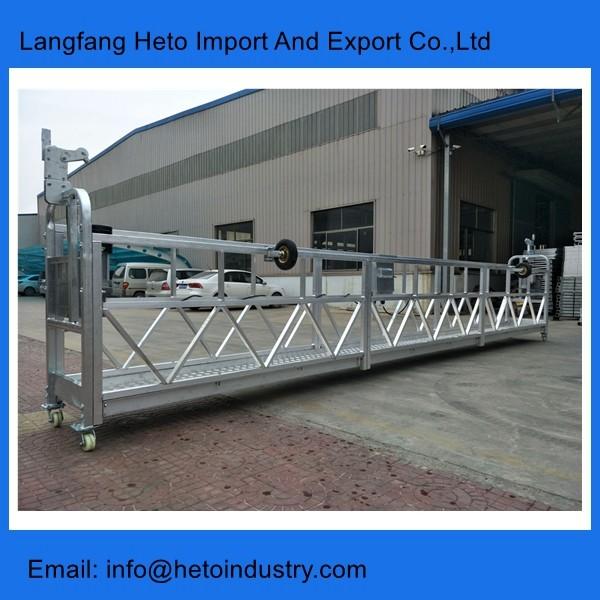 Rope suspended platform steel telescopic suspension mechanism with counter