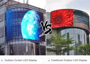 Wholesale DIP346 P15.625mm Transparent LED Display Led Video Curtain For Building Surface Wall from china suppliers