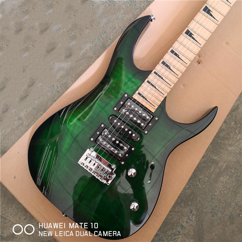 Classic small double shake 6 string electric guitar professional performance grade electric guitar support customized