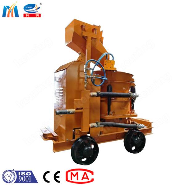 7.5 Kw Dry Concrete Aggregate Shotcrete Machine Long Conveying Distance Dust