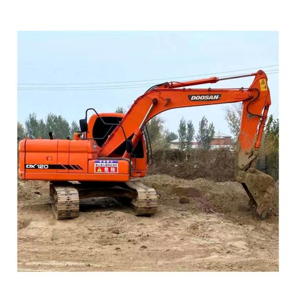 Doosan Engine 12 Ton Used DX120 Digger Korea Original Crawler Mini Digger