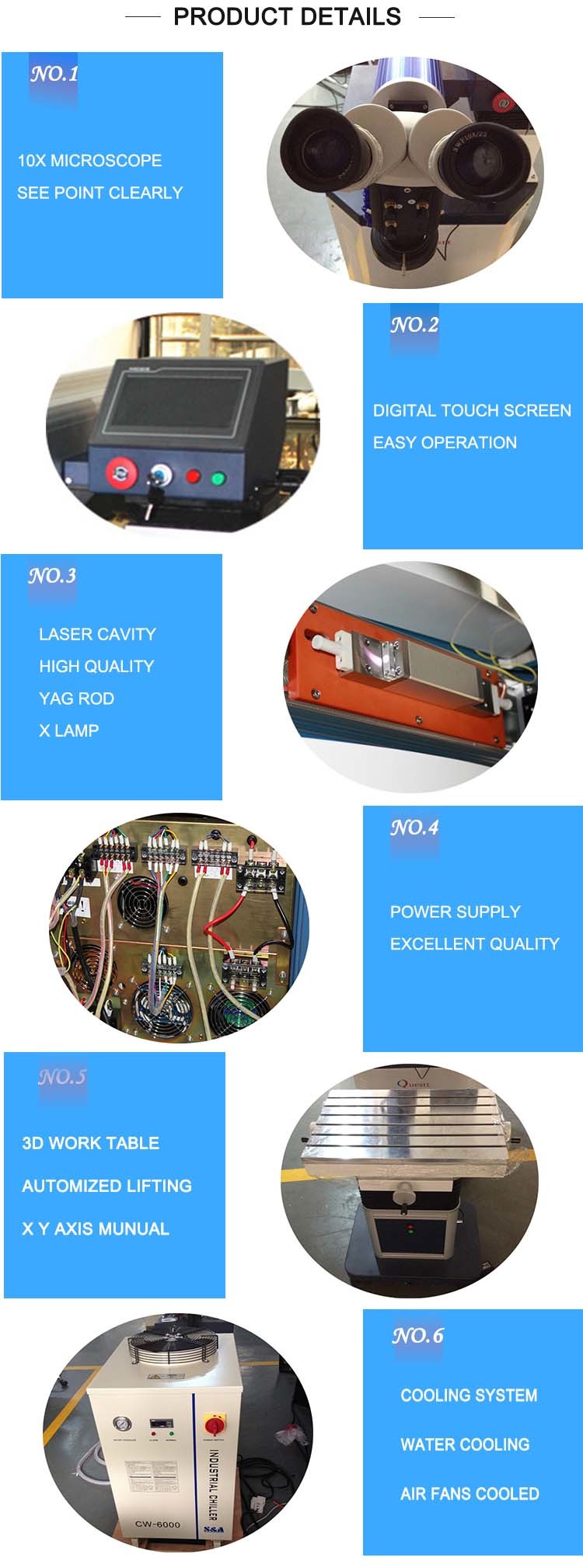 Diode Rod YAG Jewelry Laser Welding Machine For Repairing Mold , Non - Pollution