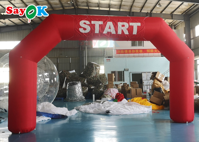 Square PVC Tarp Diamond Inflatable Entrance Arch For Wedding Event Decorations