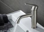 Nickel Brushed Classic Bathroom Basin Faucets ROVATE Cold And Hot Water