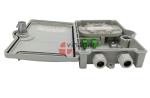 Outdoor IP65 Fiber Optic Splitter Box Plastic 2 Ports Polymer Synthetic Plastic