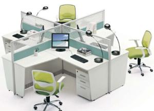 Wholesale modern 4 seater office partition workstation,4 person office cubicle,#JO-7035 from china suppliers