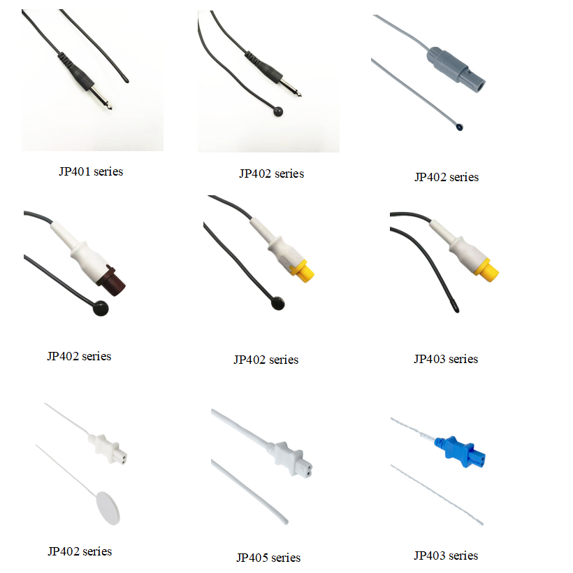 Ysi 400 Compatible Reusable Pediatric Skin Temperature Probe 2.252kohm Tpe 10k