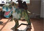 Kids Playing Moving Large Ride On Dinosaur Toys For Dinosaur Theme Park