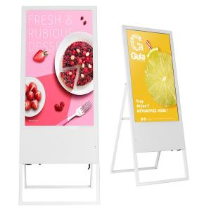 China HD Portable Advertising Digital Signage Display 280cd/m2 LCD Screen 43Inch on sale