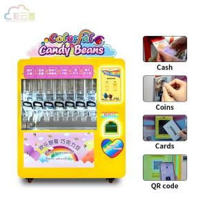 Wholesale Easy Refilling Candy Dispenser Vending Machine 200KG Chocolate Sugar Beans Dispenser Machine from china suppliers