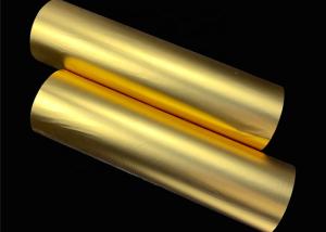 Wholesale ‌Premium High-Reflective Luxury Gold Mirror-Finish BOPP/PET Thermal Laminating Film with Vacuum-Metalized Coating for Print-Optimized Packaging from china suppliers