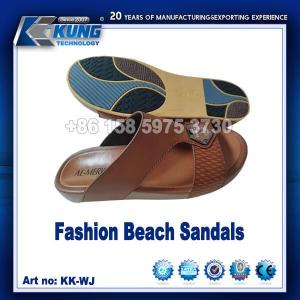 Wholesale ODM Multipurpose Leather Men Sandals , Wear Resistant PU Sandals For Men from china suppliers